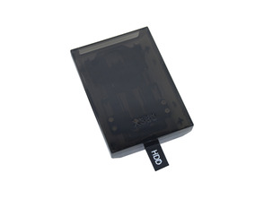 Caja Disco Duro Xbox 360 Slim (Negro transparente)