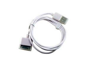 Cable de recarga USB Blanco para iPad/iPhone4S/4/3GS/3G/iTouch/iPod