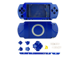 Carcasa Completa para PSP-1000 Azul
