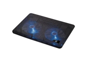 Base de Refrigeración para Portátiles Conceptronic - 2 Ventiladores 125mm (Hasta 15.6")
