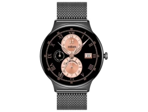 Reloj Inteligente Colmi V89 con Correa de Metal Negro