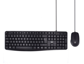 COMBO TECLADO/RATON EWENT EW3006 USB NEGRO