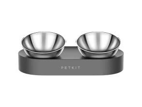 Comedero Ajustable Petkit F4 Doble Metálico