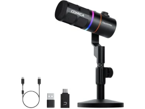 Micrófono Inalámbrico Gaming COMICA EJoy D10 Pro (D) Negro