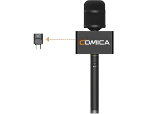 Micrófono Inalámbrico COMICA Revo S USB-C para Entrevistas en Mano