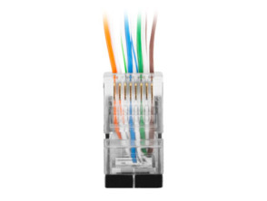 Añadir a la cesta Conector RJ45 Cat.6 8p8c Pass Throught 20 und. LANBERG Conector RJ45 Cat.6 8p8c Pass Throught 20 und. LANBERG