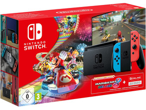 Añadir a la cesta Consola Nintendo Switch Azul Neon/Rojo + Mario Kart 8 + 3 Meses Nintendo Online Consola Nintendo Switch Azul Neon/Rojo + Mario Kart 8 + 3 Meses Nintendo Online