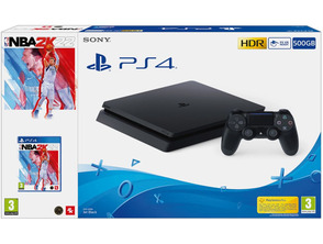 Consola Playstation 4 Slim (500GB) Black + NBA 2K22