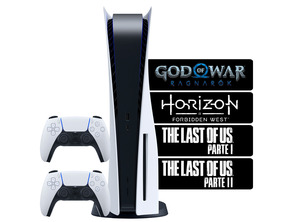 Añadir a la cesta Consola Playstation 5 + 2 Mandos + 4 Juegos Consola Playstation 5 + 2 Mandos + 4 Juegos