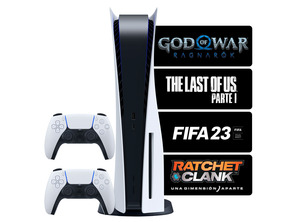 Añadir a la cesta Consola Playstation 5 + 2 Mandos + 4 Juegos + Accesorios Consola Playstation 5 + 2 Mandos + 4 Juegos + Accesorios
