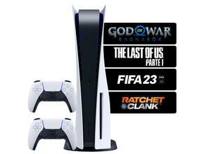 Añadir a la cesta Consola Playstation 5 + 2 Mandos + 4 Juegos Consola Playstation 5 + 2 Mandos + 4 Juegos