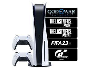 Añadir a la cesta Consola Playstation 5 + 2 Mandos + 5 Juegos Consola Playstation 5 + 2 Mandos + 5 Juegos
