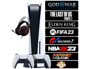 Añadir a la cesta Consola Playstation 5 + 2 Mandos + 7 Juegos + Accesorios Consola Playstation 5 + 2 Mandos + 7 Juegos + Accesorios