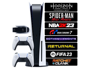 Añadir a la cesta Consola Playstation 5 + 8 Juegos + Accesorios + Mando Consola Playstation 5 + 8 Juegos + Accesorios + Mando