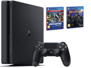 Sony PlayStation 4 Pro 1TB + The Last of Us + Uncharted Collection + Uncharted  4 + O Legado Perdido