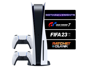 Añadir a la cesta Consola PS5 + 2 Mandos Dualsense + 4 Juegos + Accesorios Consola PS5 + 2 Mandos Dualsense + 4 Juegos + Accesorios