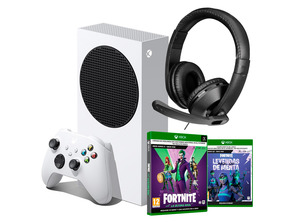 Añadir a la cesta Consola Xbox Series S + Fortnite La Última Risa + Leyendas de Menta + Auriculares Consola Xbox Series S + Fortnite La Última Risa + Leyendas de Menta + Auriculares