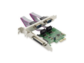 CONTROLADORA PCIe CONCEPTRONIC - 1 Puerto Paralelo y 2 Puertos Serie