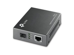 Convertidor de Fibra TP-Link MC220L RJ45 a Ranura SFP Giga MiniGBIC con Montaje en Chasis