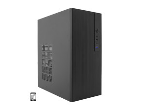 CAJA COOLBOX M460 MICROATX GPU MAX 250mm USB-C 3.2 NEGRO SIN F.A