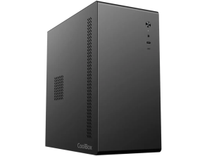 CAJA COOLBOX M640C MICROATX NEGRO 1x3.5 2x2.5 GPU MAX 300mm