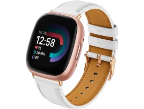 Añadir a la cesta Correa Cuero Blanco Fitbit Versa 3 / Versa 4 Correa Cuero Blanco Fitbit Versa 3 / Versa 4
