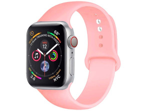 Correa de Silicona Apple Watch 42/44/45/49mm - Marca CROCOCASE - Rosa