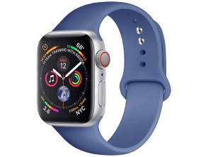 Correa de Silicona Apple Watch 42/44/45/49mm - CROCOCASE - Accesorio para Smartwatch - Azul