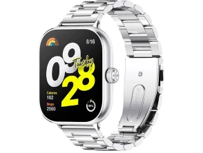 Añadir a la cesta Correa Metal Eslabones Xiaomi Mi Smart Band 9 Pro / Band 8 Pro / Band 10 Pro Plata - Redmi Watch 4 / 5 / 6 Correa Metal Eslabones Xiaomi Mi Smart Band 9 Pro / Band 8 Pro / Band 10 Pro Plata - Redmi Watch 4 / 5 / 6