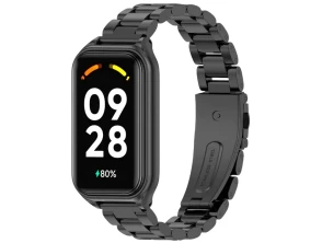 Añadir a la cesta Correa Metal Eslabones Xiaomi Mi Smart Band 8 Active Redmi Smart Band 2 Negro - CROCOCASE Correa Metal Eslabones Xiaomi Mi Smart Band 8 Active Redmi Smart Band 2 Negro - CROCOCASE