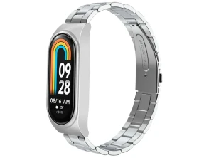 Añadir a la cesta Correa de Metal Eslabones Xiaomi Mi Smart Band 9 / Mi Smart Band 8 Plata - CROCOCASE Correa de Metal Eslabones Xiaomi Mi Smart Band 9 / Mi Smart Band 8 Plata - CROCOCASE