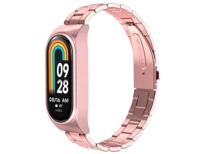Añadir a la cesta Correa Metal Eslabones para Xiaomi Mi Smart Band 9 / 8 Rosa - CROCOCASE Correa Metal Eslabones para Xiaomi Mi Smart Band 9 / 8 Rosa - CROCOCASE