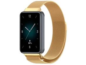 Correa Milanesa Magnética Huawei Band 8, Band 9 y Honor Band 9 Dorado