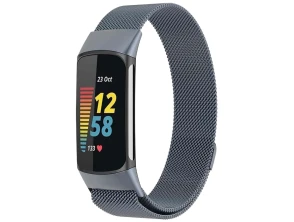 Añadir a la cesta Correa Milanesa Magnética Fitbit Charge 5 / Charge 6 Gris - CROCOCASE Correa Milanesa Magnética Fitbit Charge 5 / Charge 6 Gris - CROCOCASE