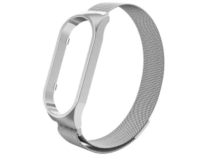 Añadir a la cesta Correa Xiaomi Smart Band 7 Milanesa Magnética Plata - CROCOCASE Correa Xiaomi Smart Band 7 Milanesa Magnética Plata - CROCOCASE