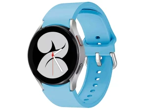 Añadir a la cesta Correa de silicona Samsung Galaxy Watch 4/5/6 Azul Claro - CROCOCASE Correa de silicona Samsung Galaxy Watch 4/5/6 Azul Claro - CROCOCASE