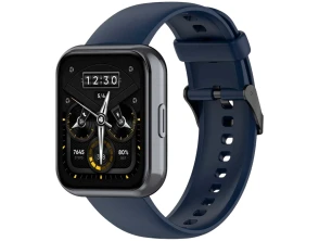 Correa de silicona Realme Watch 3 / 3 Pro Azul Oscuro - Accesorio para Smartwatch