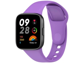 Correa de silicona Morado para Xiaomi Redmi Watch 3 - Marca CROCOCASE