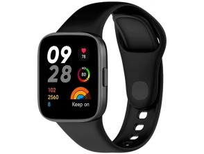 Correa de silicona Xiaomi Redmi Watch 3 Negro - Marca CROCOCASE