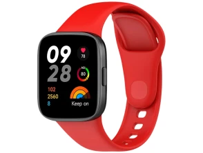 Correa de silicona Roja para Xiaomi Redmi Watch 3 - CROCOCASE