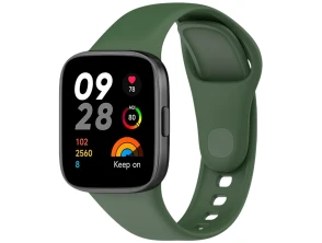Correa de Silicona Verde Xiaomi Redmi Watch 3 - Marca CROCOCASE Accesorio Smartwatch