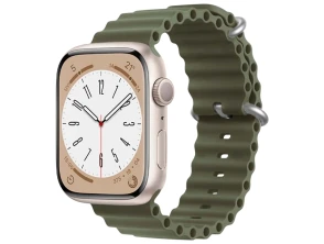 Correa Apple Watch Wave Verde Alpino 42/44/45/49mm - CROCOCASE
