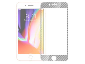 Añadir a la cesta Cristal Templado Completo 3D Fibra Carbono iPhone 7 /iPhone 8/iPhone SE 2020 Plata Cristal Templado Completo 3D Fibra Carbono iPhone 7 /iPhone 8/iPhone SE 2020 Plata