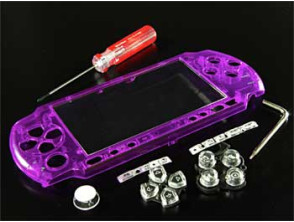Carcasa PSP 3000 Crystal Purple