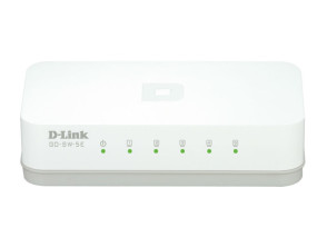 Switch D-Link 5 Puertos Ethernet | Conexión Rápida 10/100