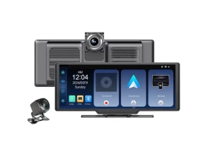 Dash Cam SD102602 Pantalla táctil 10.26" Inalámbrico CarPlay Android Auto Cámara trasera