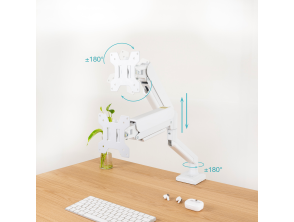 SOPORTE MESA 13''-34'' BLANCO TOOQ