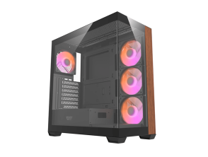 CAJA SEMITORRE ATX DS900 RGB NEGRO/MADERA DARKFLASH