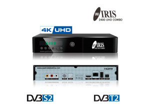 Decodificador satélite + TDT Iris 2400 UHD Combo
