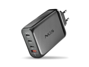CARGADOR DE PARED NGS BUD 140W GaN 3xUSB-C 1xUSB-A